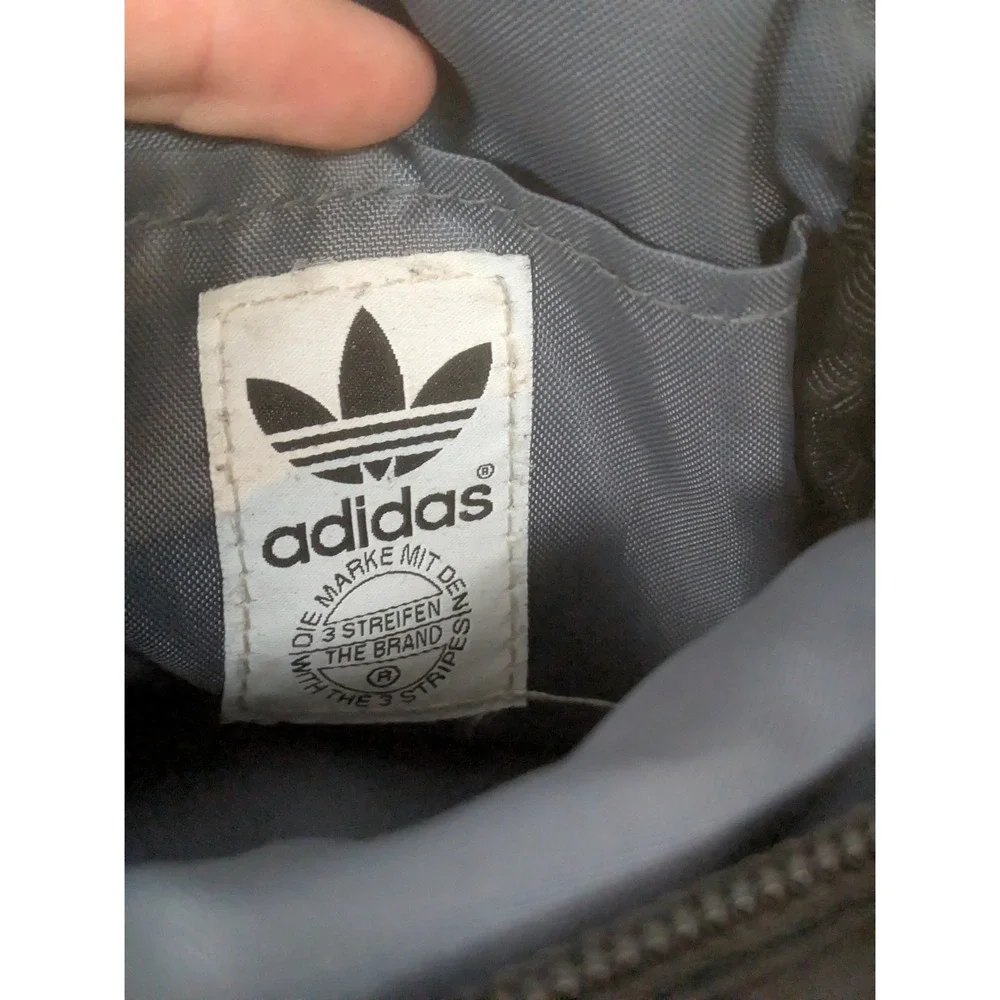 Adidas Festival Bag Men's Women's OS Black Trefoil Logo Crossbody Nylon Strap